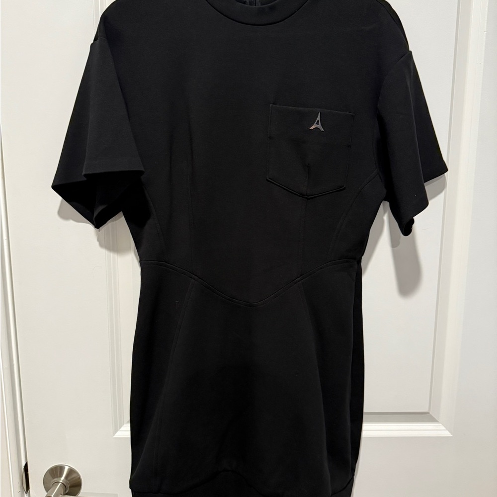 Maniere De Voir Black Shirt Dress